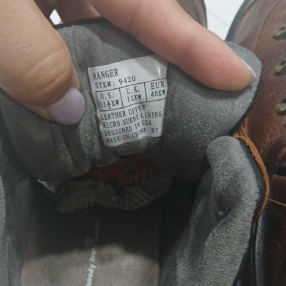 Dr. Comfort Brown Leather Boots Gentle Used Excellent Conditions Sz 11.5 - Picture 7 of 10